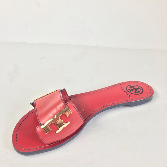 tory burch red slides